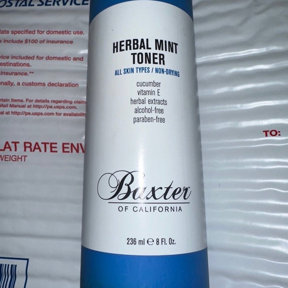 baxter of‎ california herbal mint toner barber men